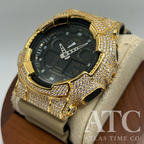 VVS1 Moissanite G-Shock GA100LA8 Watch - GRA CERTIFIED