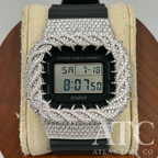 VVS1 Moissanite G-Shock DW-5600RS-8 Watch - GRA CERTIFIED