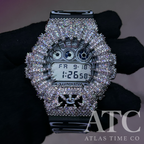 VVS1 Moissanite G-Shock X Joshua Vides DW6900JV-1 Watch - GRA CERTIFIED