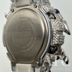 VVS1 Moissanite G-Shock DW6900RCS-7 Watch - GRA CERTIFIED