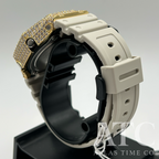 VVS1 Moissanite G-Shock GA-2100AS-5A Watch - GRA CERTIFIED