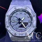 Forged Carbon Fiber G-Shock GA-2100-7A Custom Watch (Black)