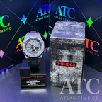 Forged Carbon Fiber G-Shock GA-2100-7A Custom Watch (Black)