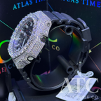 VVS1 Moissanite G-Shock GA-2100-RL Watch - GRA CERTIFIED