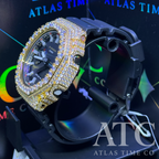 VVS1 Moissanite G-Shock GA-2100-RL Watch - GRA CERTIFIED