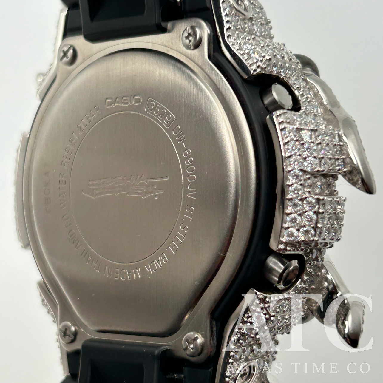 VVS1 Moissanite G-Shock X Joshua Vides DW6900JV-1 Watch - GRA CERTIFIED