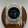 VVS1 Moissanite G-Shock GA-21007A Iced Out Watch - GRA CERTIFIED
