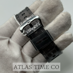 VVS1 Moissanite G-Shock DW-6900SK-1 Watch - GRA CERTIFIED