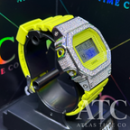 VVS1 Moissanite G-Shock DW5600GL-9DR "Lucky Drop" Watch - GRA CERTIFIED