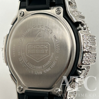 VVS1 Moissanite G-Shock DW6900-1V Watch - GRA CERTIFIED