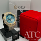 VVS1 Moissanite G-Shock GA-2100AS-5A Watch - GRA CERTIFIED