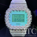 VVS1 Moissanite G-Shock DW-5600TL-7 Watch - GRA CERTIFIED