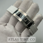 VVS1 Moissanite Ghost Series Stainless Steel Mechanical Watch - GRA CERTIFIED (Silver/White)