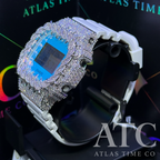 VVS1 Moissanite G-Shock DW-5600TL-7 Watch - GRA CERTIFIED