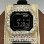 VVS1 Moissanite G-Shock DW-5600RW-1 Watch - GRA CERTIFIED