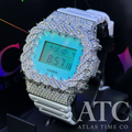 VVS1 Moissanite G-Shock DW-5600TL-7 Watch - GRA CERTIFIED