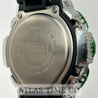 VVS1 Moissanite G-Shock ENAMEL SERIES (MAPLE LEAF) DW6900-1V Watch - GRA CERTIFIED