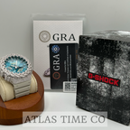 VVS1 Moissanite G-Shock GA-2100AS-5A Watch - GRA CERTIFIED