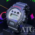 VVS1 Moissanite G-Shock DW6900-1V Watch - GRA CERTIFIED