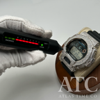 VVS1 Moissanite G-Shock DW6900-1V Watch - GRA CERTIFIED