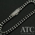 6MM VVS1 Moissanite Cuban Link Bracelet GRA CERTIFIED - 316L Stainless Steel