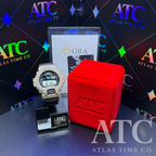 VVS1 Moissanite G-Shock DW6900-1V Watch - GRA CERTIFIED
