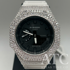 VVS1 Moissanite G-Shock GA-21007A Watch - GRA CERTIFIED