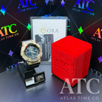VVS1 Moissanite G-Shock GA-100MB-1ACR Watch - GRA CERTIFIED