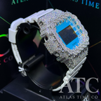 VVS1 Moissanite G-Shock DW-5600TL-7 Watch - GRA CERTIFIED