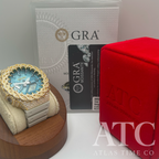VVS1 Moissanite G-Shock GA-2100AS-5A Watch - GRA CERTIFIED