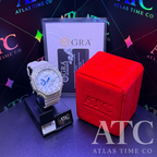 VVS1 Moissanite G-Shock GA-2100HDS-7A Watch - GRA CERTIFIED