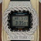 VVS1 Moissanite G-Shock DW-5600UE Watch - GRA CERTIFIED