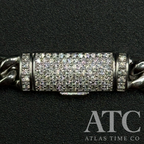 6MM VVS1 Moissanite Cuban Link Bracelet GRA CERTIFIED - 316L Stainless Steel