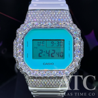 VVS1 Moissanite G-Shock DW-5600TL-7 Watch - GRA CERTIFIED