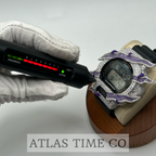 VVS1 Moissanite G-Shock ENAMEL SERIES (PURPLE) DW6900-1V Watch - GRA CERTIFIED