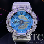 VVS1 Moissanite G-Shock GA-110AS-5A Watch - GRA CERTIFIED