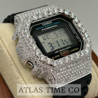 VVS1 Moissanite G-Shock DW-5600UE Watch - GRA CERTIFIED