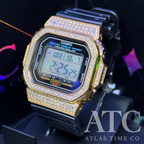 CZ Simulated Diamonds G-Shock G-5600UE Watch - 5A Grade Cubic Zirconia