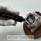 VVS1 Moissanite G-Shock ENAMEL SERIES (PINK) DW6900-1V Watch - GRA CERTIFIED
