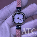 VVS1 Moissanite Ghost Series Quartz Women’s Collection Watch - GRA CERTIFIED (Pink/Silver)