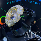 VVS1 Moissanite G-Shock GA-2100GB-1A Watch - GRA CERTIFIED