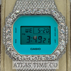 VVS1 Moissanite G-Shock DW-5600TL-7 Watch - GRA CERTIFIED