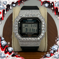 VVS1 Moissanite G-Shock DW-5600UE Watch - GRA CERTIFIED