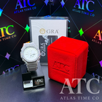 VVS1 Moissanite G-Shock GA-21007A7CR Watch - GRA CERTIFIED