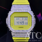VVS1 Moissanite G-Shock DW5600GL-9DR "Lucky Drop" Watch - GRA CERTIFIED