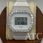 VVS1 Moissanite G-Shock DW-5600WW Watch - GRA CERTIFIED