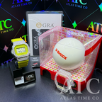 VVS1 Moissanite G-Shock DW5600GL-9DR "Lucky Drop" Watch - GRA CERTIFIED