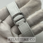 VVS1 Moissanite Ghost Series Stainless Steel Mechanical Watch - GRA CERTIFIED (White/Silver)