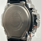 VVS1 Moissanite G-Shock DW6900CF-1 Watch - GRA CERTIFIED