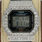VVS1 Moissanite G-Shock DW-5600UE Watch - GRA CERTIFIED
